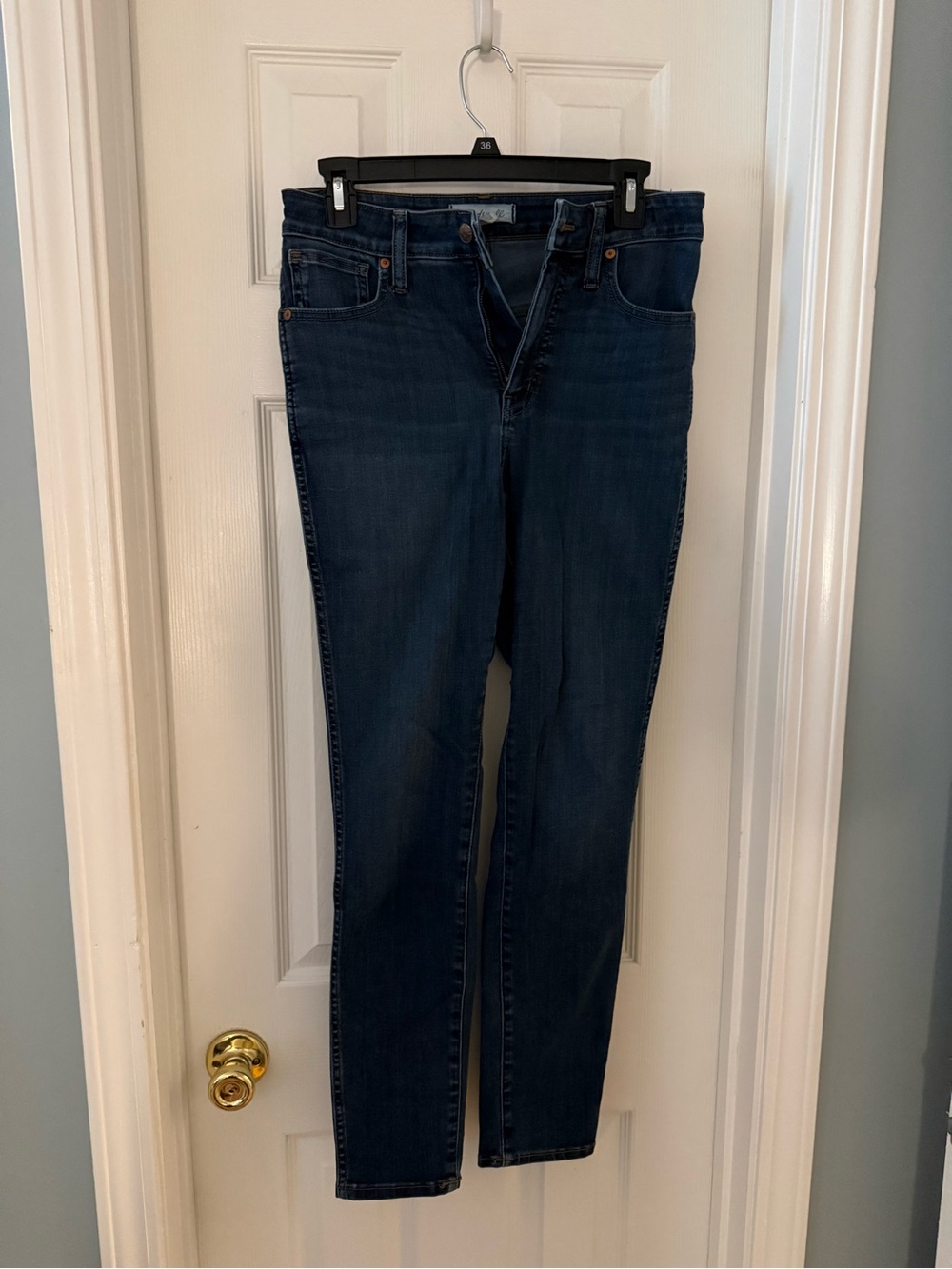 Madewell curvy high rise skinny jeans